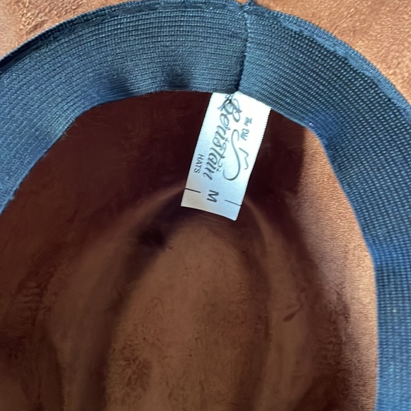 Fedora suede hat brown gorgeous worn once - Picture 3 of 4